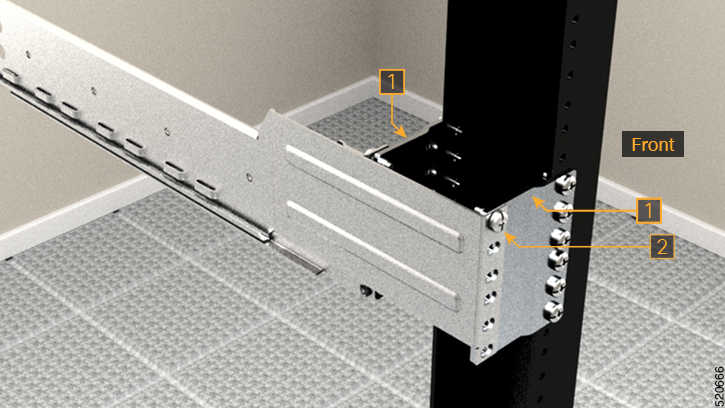 Two Post Slider Integration - 23" Rack