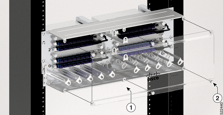 Installing the Plastic Cover on Breakout Panel