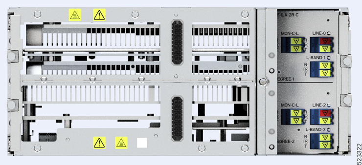 Front View of E-ILA-2R- C Line Card