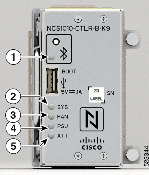 Front View of the NCS1010-CTLR-B-K9 Controller