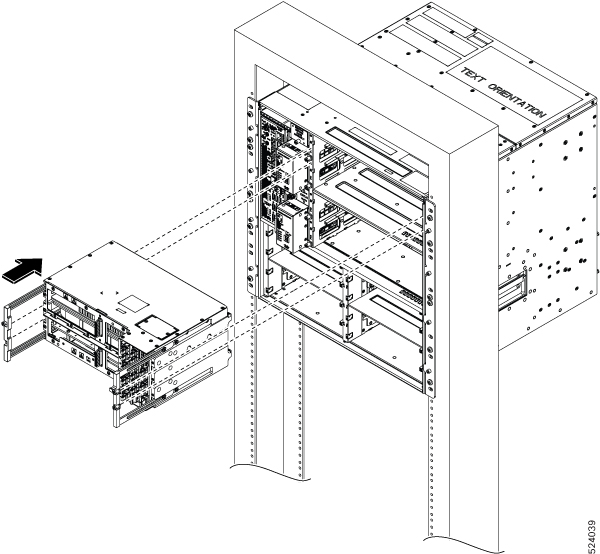 This image shows the installation of the C-band line card into the Cisco NCS 1020 chassis.