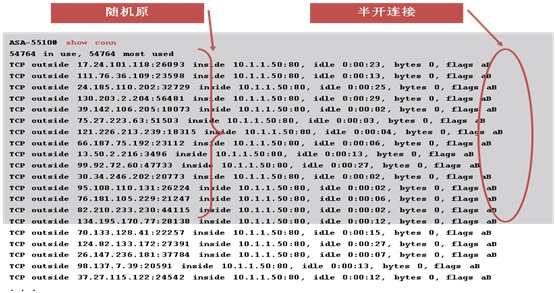 利用show conn命令