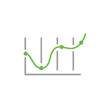 Icon of a line graph