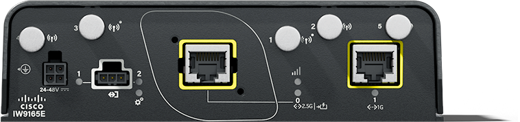 Cisco Catalyst IW9165E Rugged Series with workgroup bridge