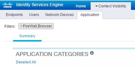 Application categories